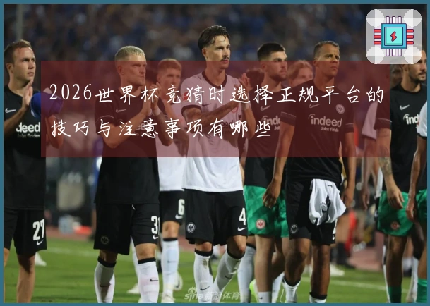 2026世界杯竞猜时选择正规平台的技巧与注意事项有哪些
